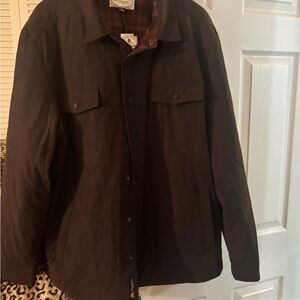 Men's Dark Brown Shirt Jacket